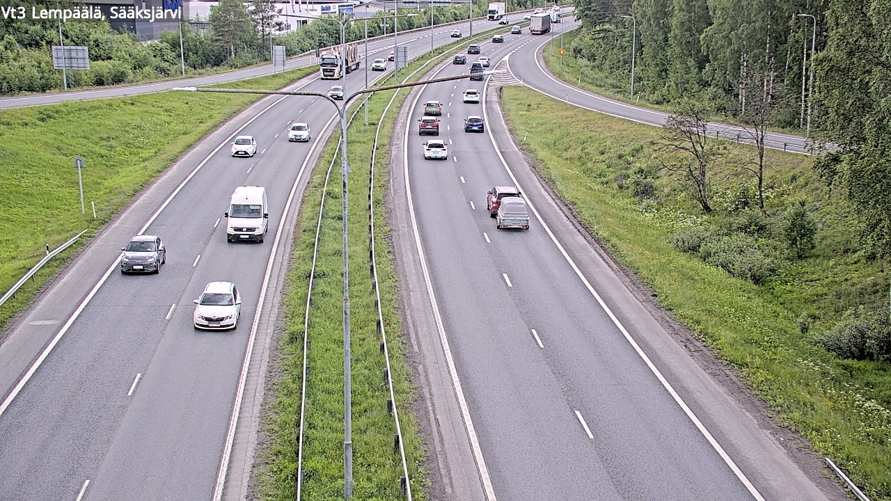 Kelikamerat Kuva Tie 3 Lempäälä, Sääksjärvi, Lempäälä, Pirkanmaa