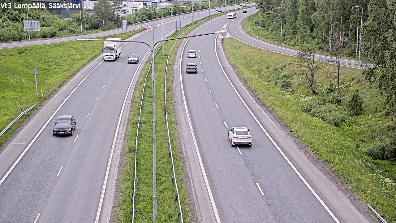 Kelikamerat Kuva Tie 3 Lempäälä, Sääksjärvi, Lempäälä, Pirkanmaa