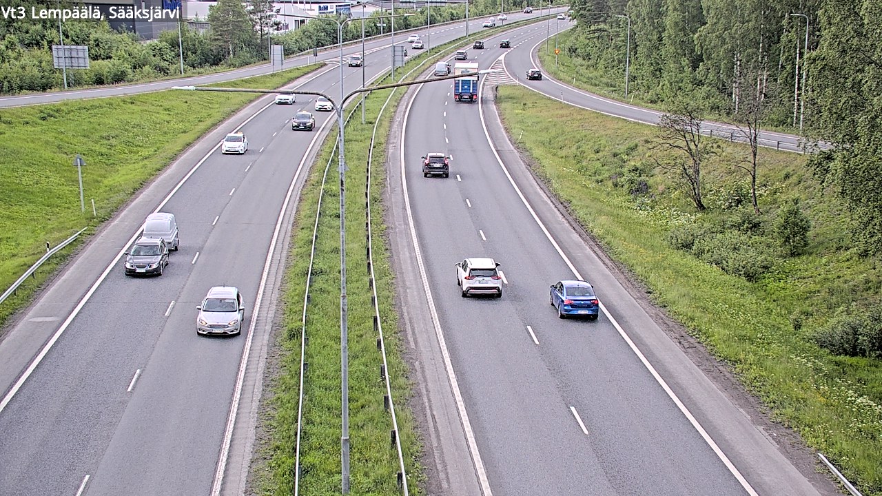 Kelikamerat Kuva Tie 3 Lempäälä, Sääksjärvi, Lempäälä, Pirkanmaa