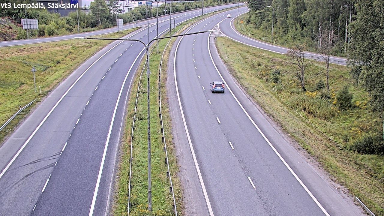 Weather Camera Image Road 3 Lempäälä, Sääksjärvi, Lempäälä, Pirkanmaa