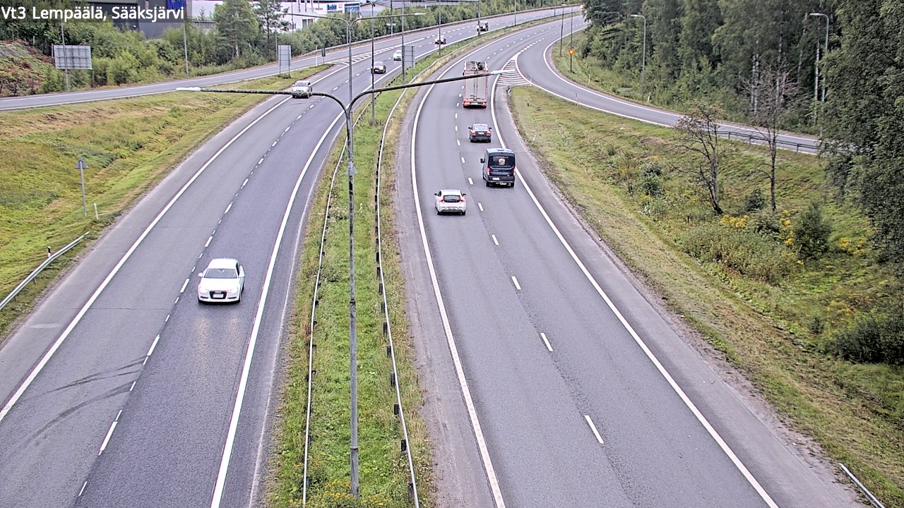 Weather Camera Image Road 3 Lempäälä, Sääksjärvi, Lempäälä, Pirkanmaa