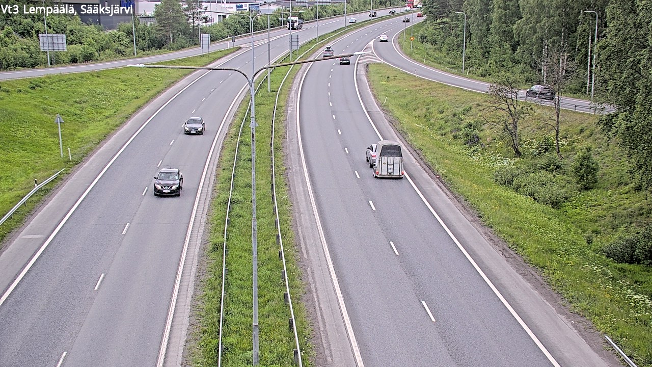 Weather Camera Image Road 3 Lempäälä, Sääksjärvi, Lempäälä, Pirkanmaa