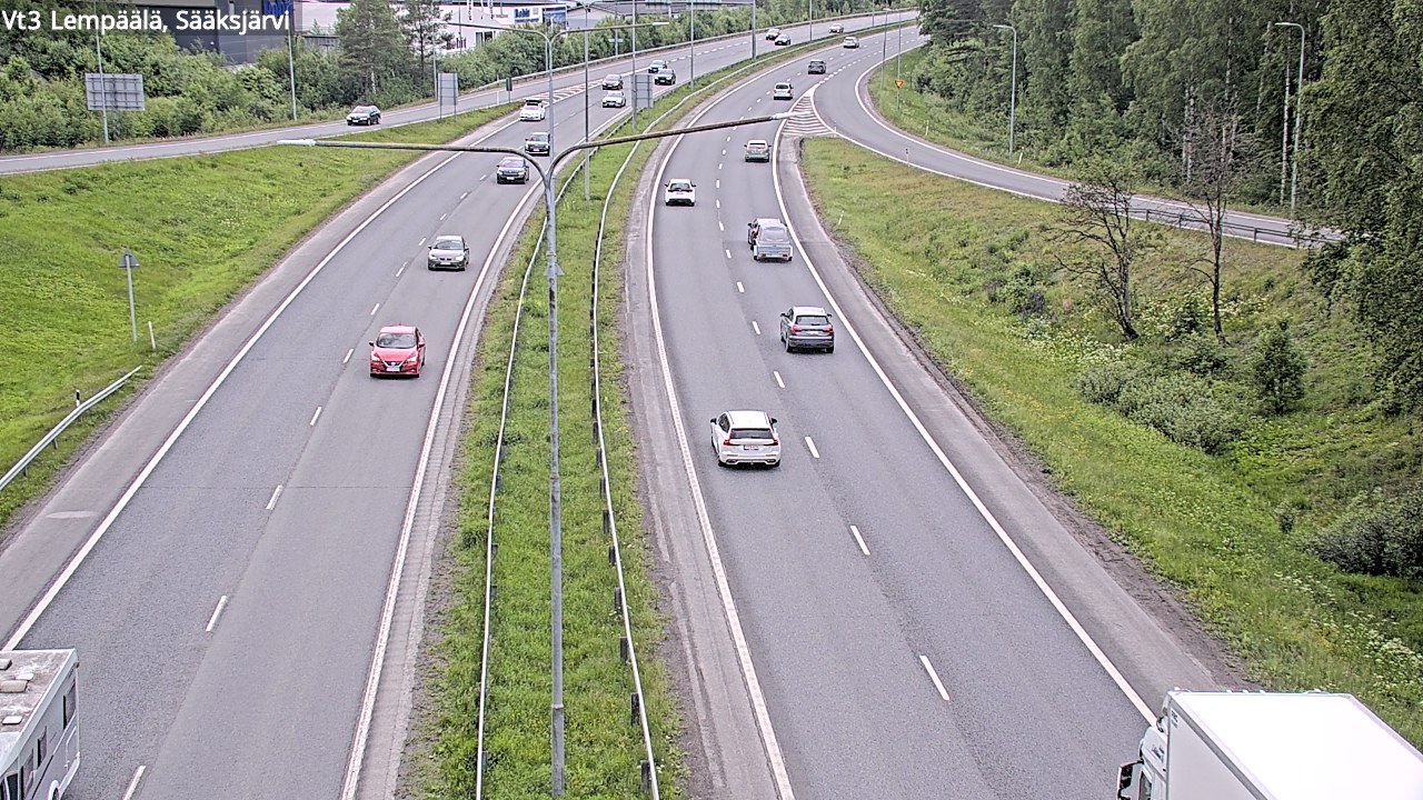 Kelikamerat Kuva Tie 3 Lempäälä, Sääksjärvi, Lempäälä, Pirkanmaa
