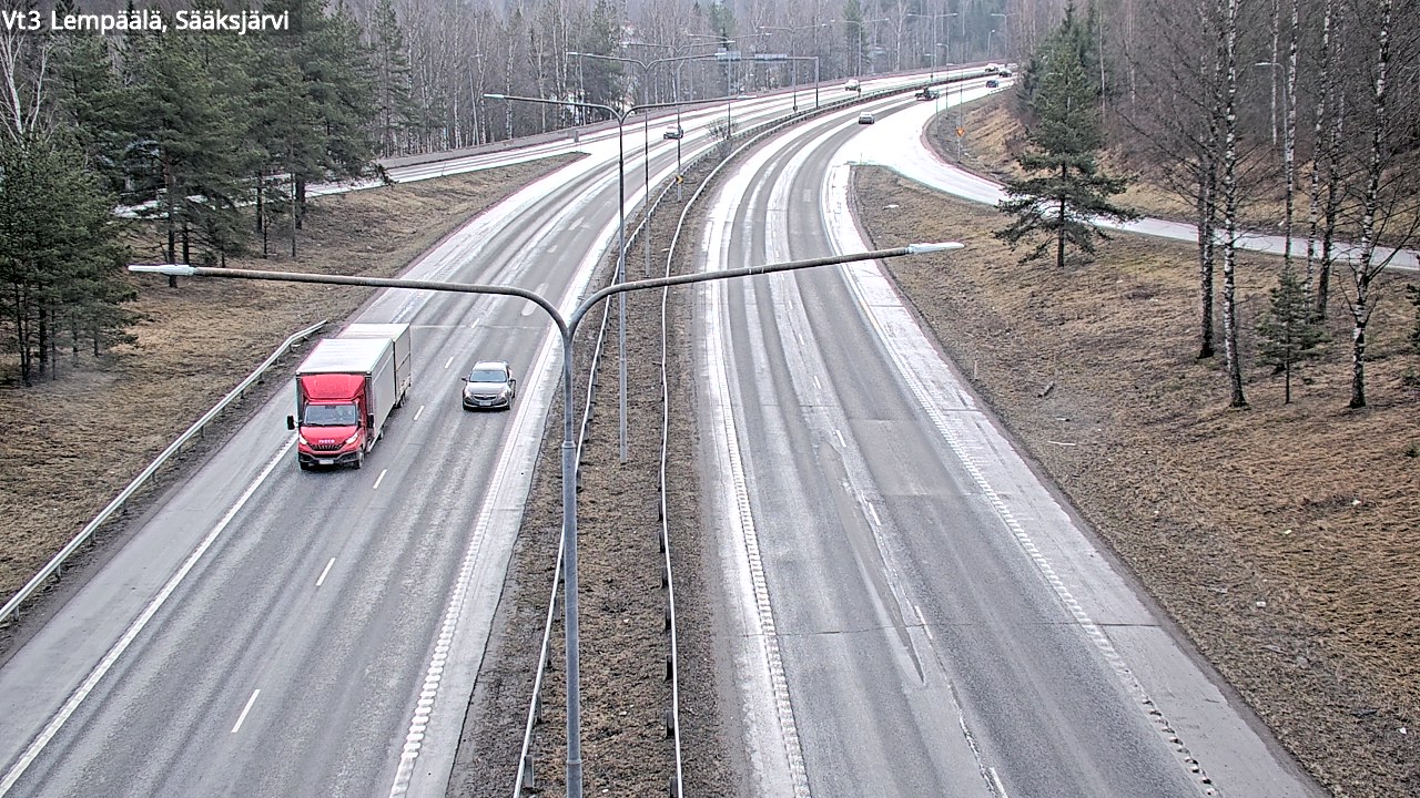 Weather Camera Image Road 3 Lempäälä, Sääksjärvi, Lempäälä, Pirkanmaa