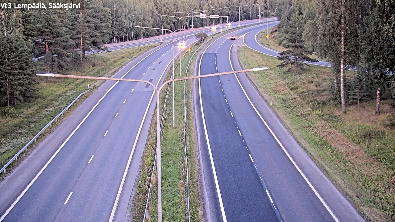 Weather Camera Image Road 3 Lempäälä, Sääksjärvi, Lempäälä, Pirkanmaa