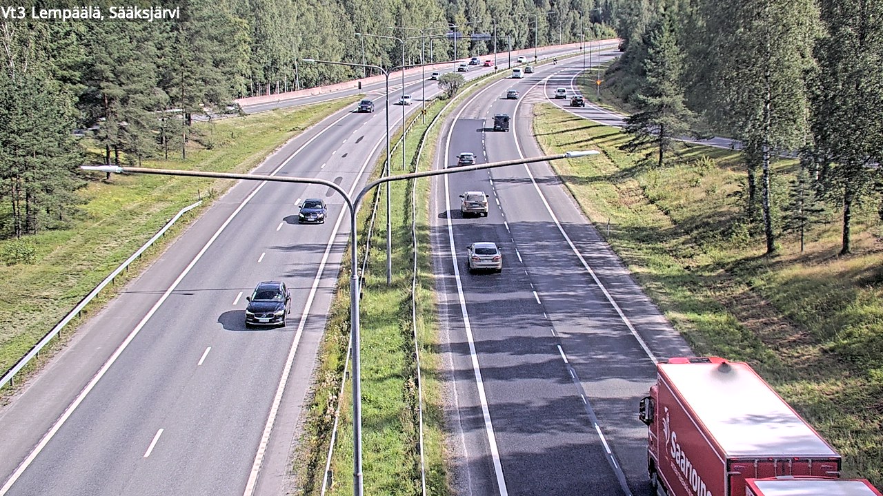 Weather Camera Image Road 3 Lempäälä, Sääksjärvi, Lempäälä, Pirkanmaa