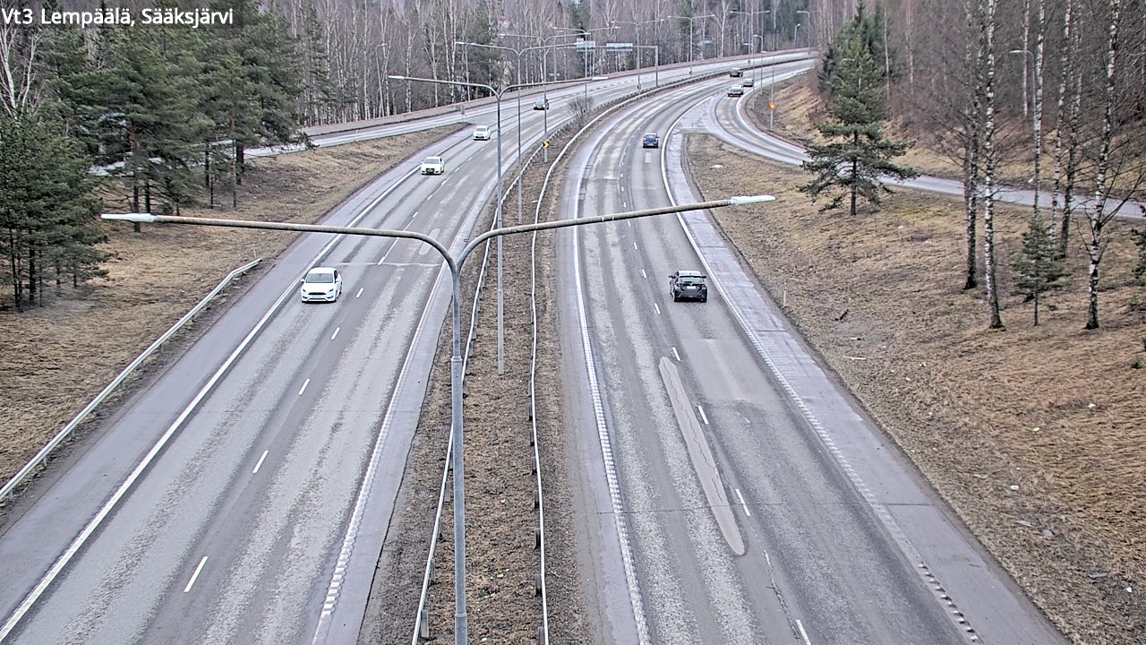 Weather Camera Image Road 3 Lempäälä, Sääksjärvi, Lempäälä, Pirkanmaa