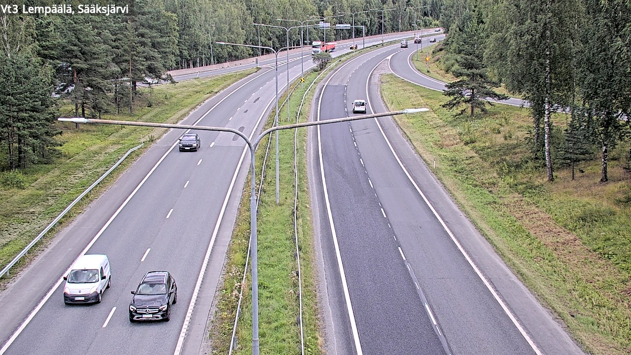 Weather Camera Image Road 3 Lempäälä, Sääksjärvi, Lempäälä, Pirkanmaa
