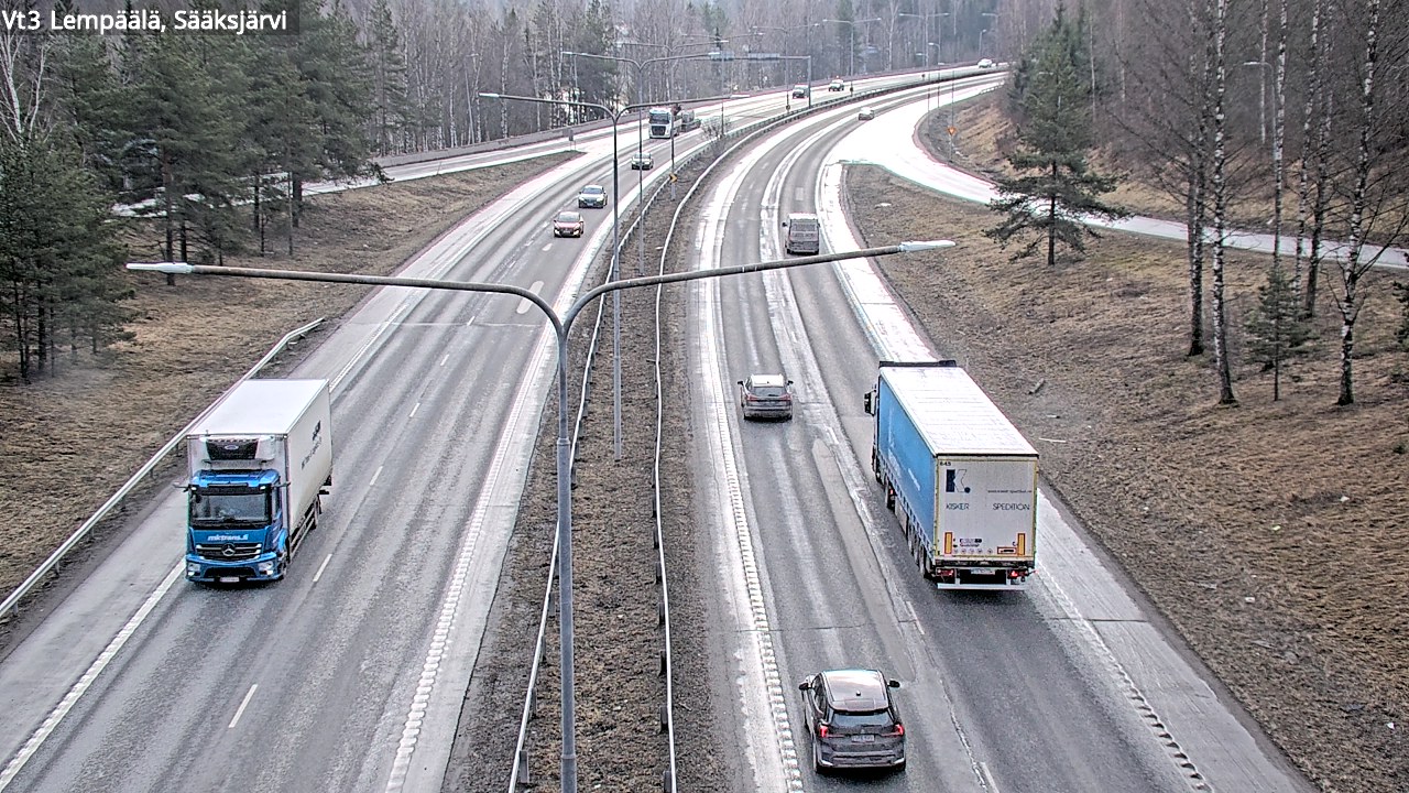 Weather Camera Image Road 3 Lempäälä, Sääksjärvi, Lempäälä, Pirkanmaa