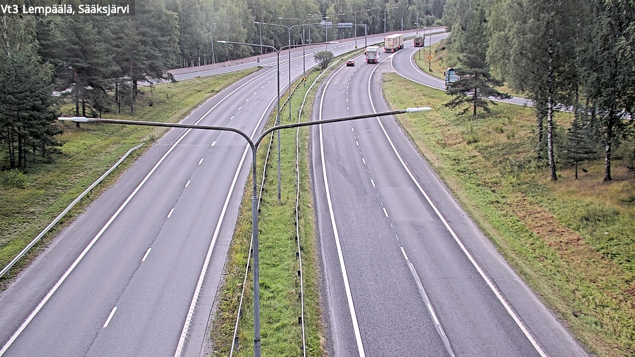 Weather Camera Image Road 3 Lempäälä, Sääksjärvi, Lempäälä, Pirkanmaa