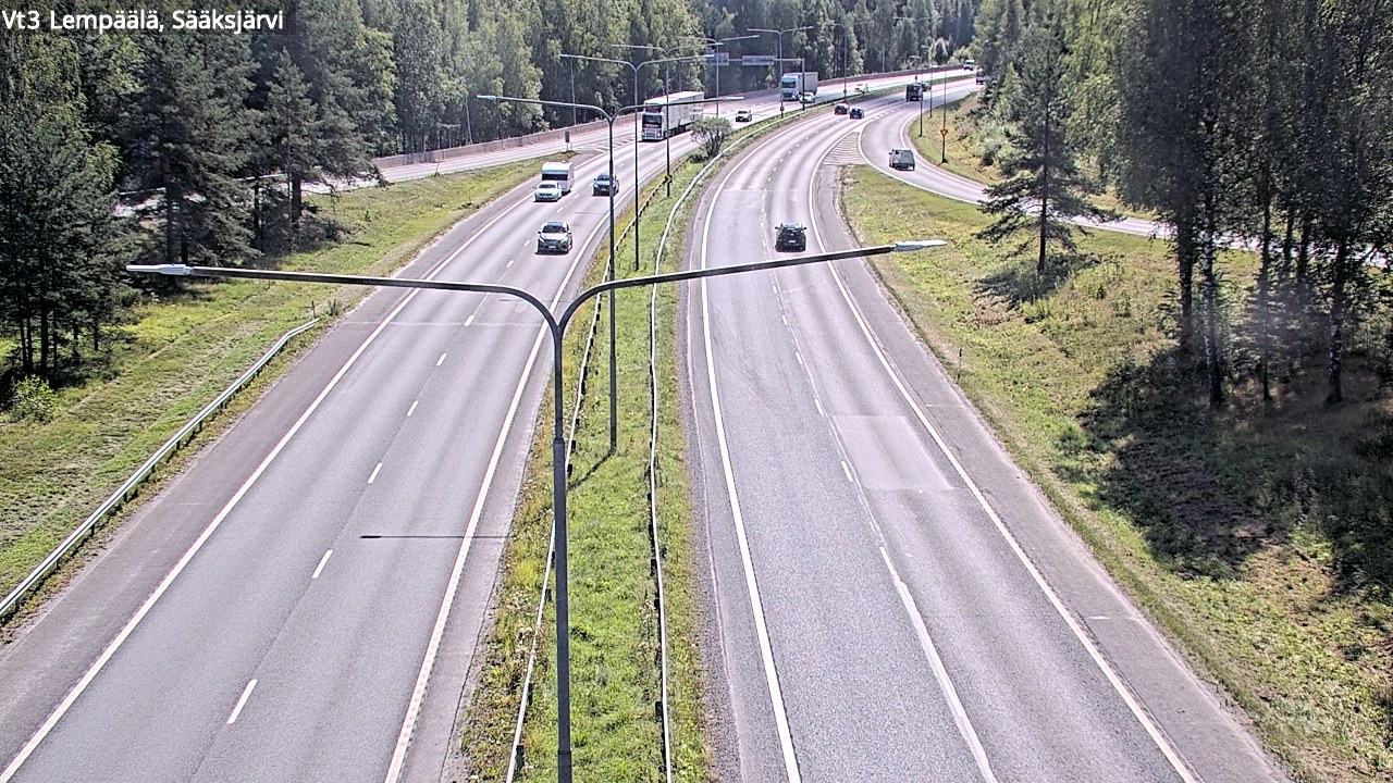Weather Camera Image Road 3 Lempäälä, Sääksjärvi, Lempäälä, Pirkanmaa