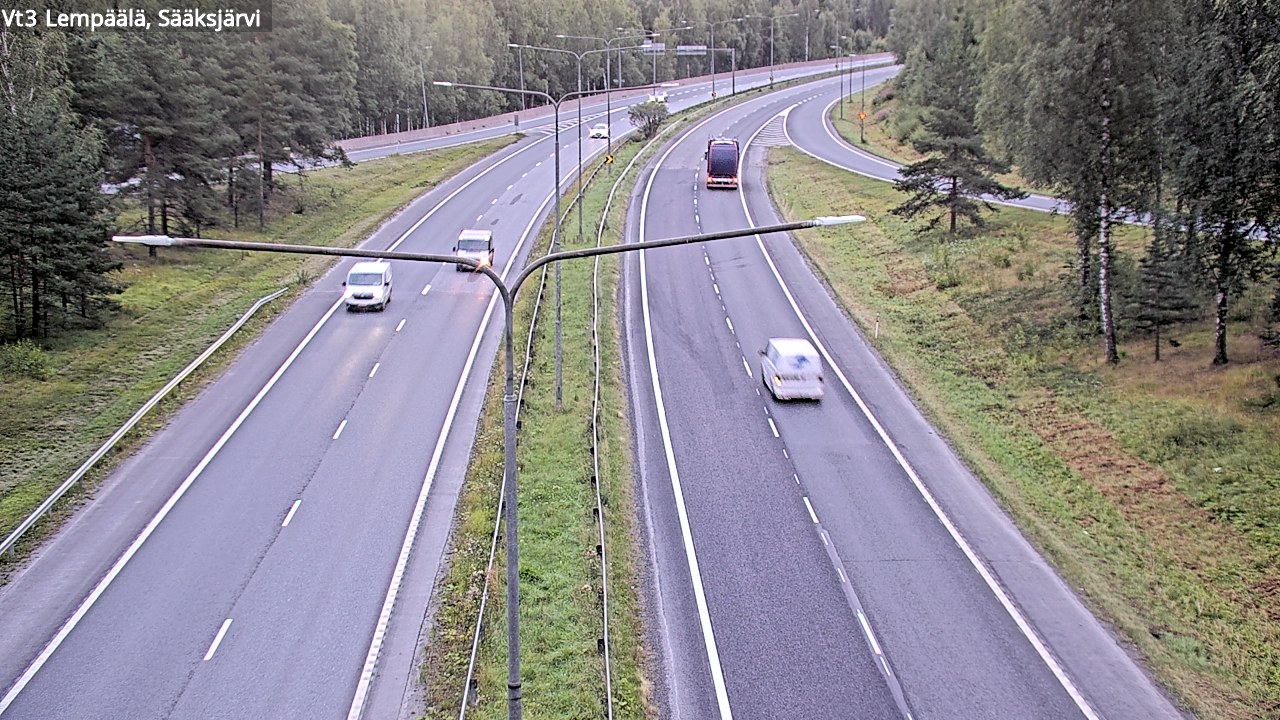 Weather Camera Image Road 3 Lempäälä, Sääksjärvi, Lempäälä, Pirkanmaa