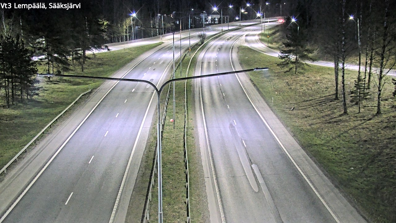 Weather Camera Image Road 3 Lempäälä, Sääksjärvi, Lempäälä, Pirkanmaa