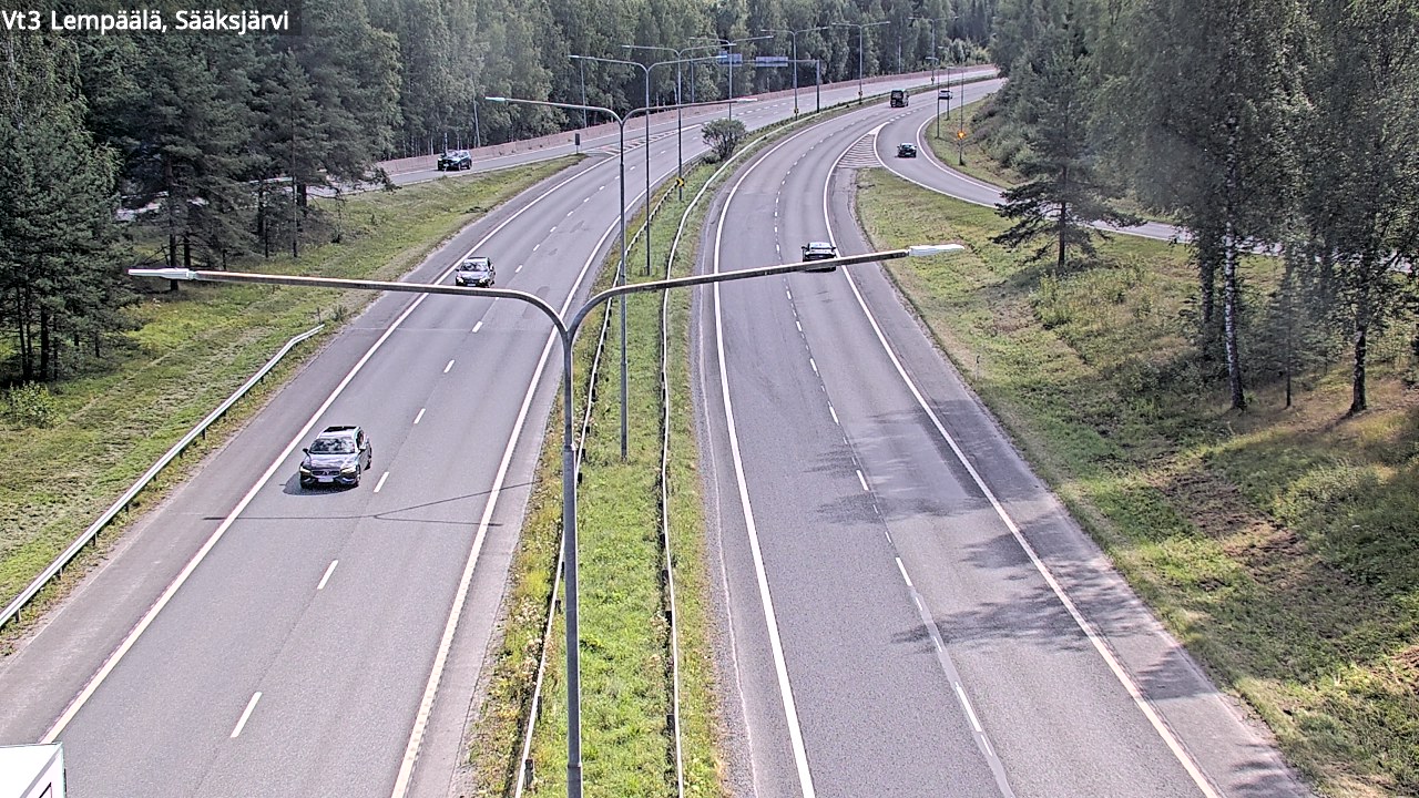 Weather Camera Image Road 3 Lempäälä, Sääksjärvi, Lempäälä, Pirkanmaa