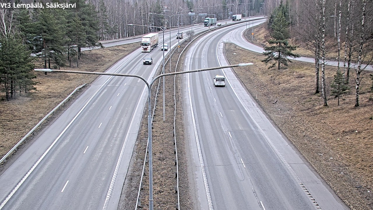 Weather Camera Image Road 3 Lempäälä, Sääksjärvi, Lempäälä, Pirkanmaa