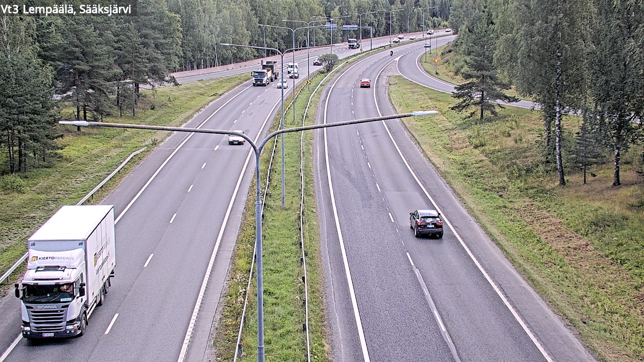 Weather Camera Image Road 3 Lempäälä, Sääksjärvi, Lempäälä, Pirkanmaa