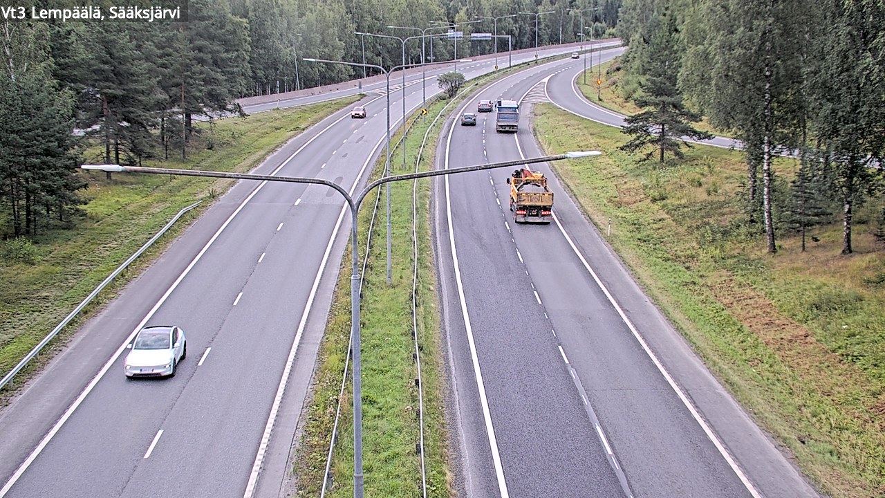 Weather Camera Image Road 3 Lempäälä, Sääksjärvi, Lempäälä, Pirkanmaa