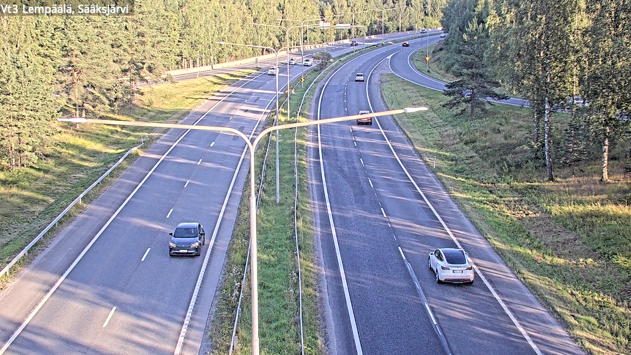 Weather Camera Image Road 3 Lempäälä, Sääksjärvi, Lempäälä, Pirkanmaa