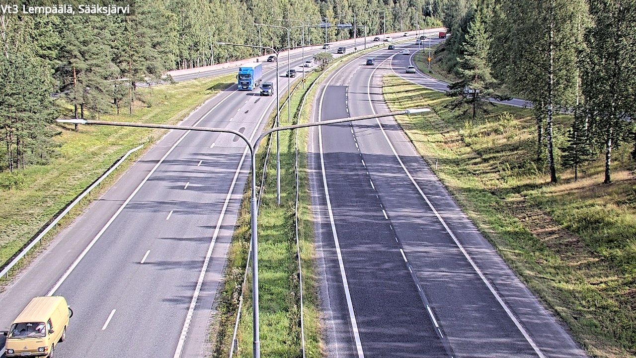 Weather Camera Image Road 3 Lempäälä, Sääksjärvi, Lempäälä, Pirkanmaa