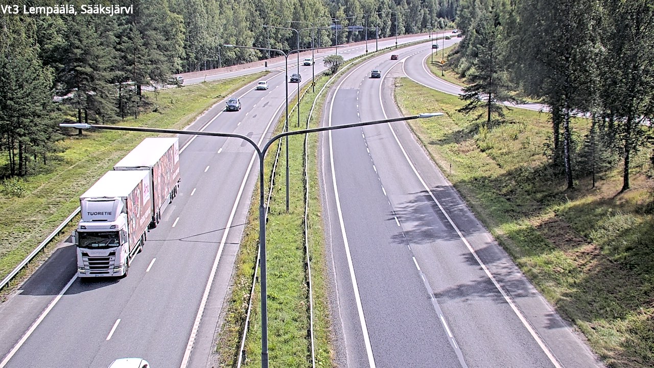 Weather Camera Image Road 3 Lempäälä, Sääksjärvi, Lempäälä, Pirkanmaa