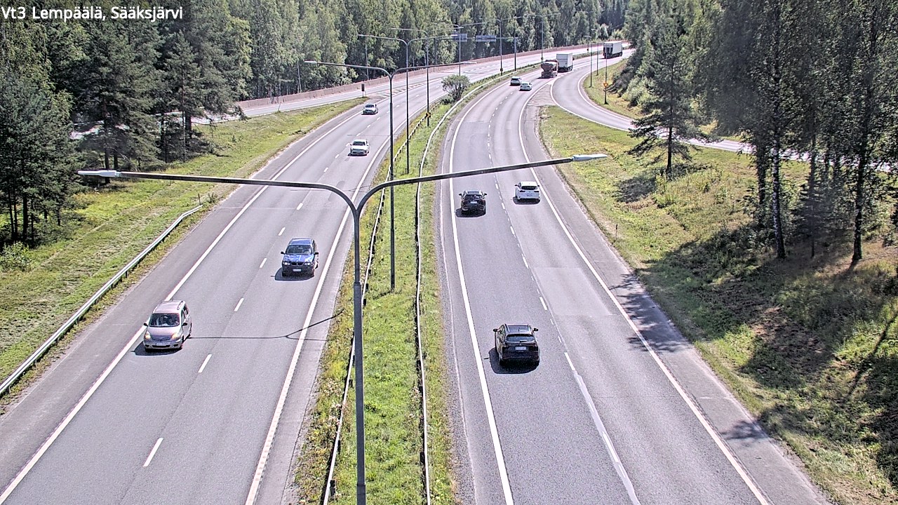 Weather Camera Image Road 3 Lempäälä, Sääksjärvi, Lempäälä, Pirkanmaa