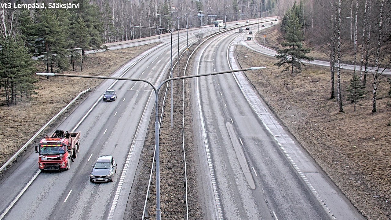 Weather Camera Image Road 3 Lempäälä, Sääksjärvi, Lempäälä, Pirkanmaa