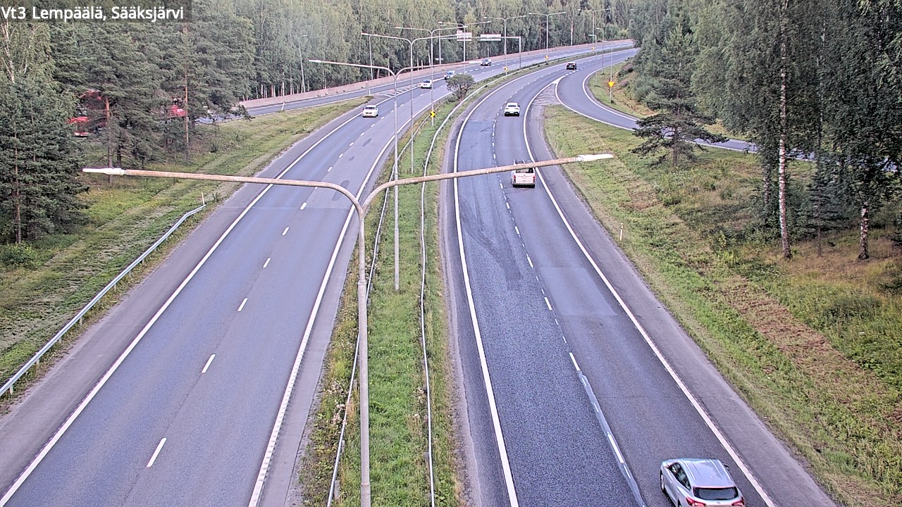 Weather Camera Image Road 3 Lempäälä, Sääksjärvi, Lempäälä, Pirkanmaa