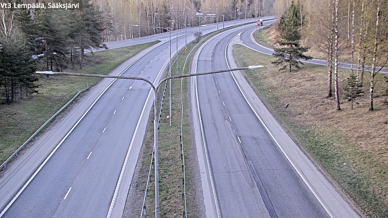 Weather Camera Image Road 3 Lempäälä, Sääksjärvi, Lempäälä, Pirkanmaa