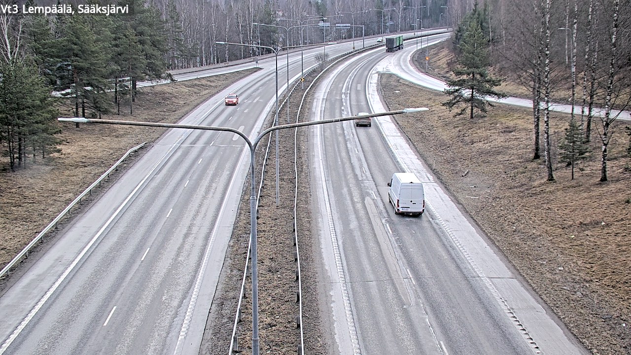 Weather Camera Image Road 3 Lempäälä, Sääksjärvi, Lempäälä, Pirkanmaa