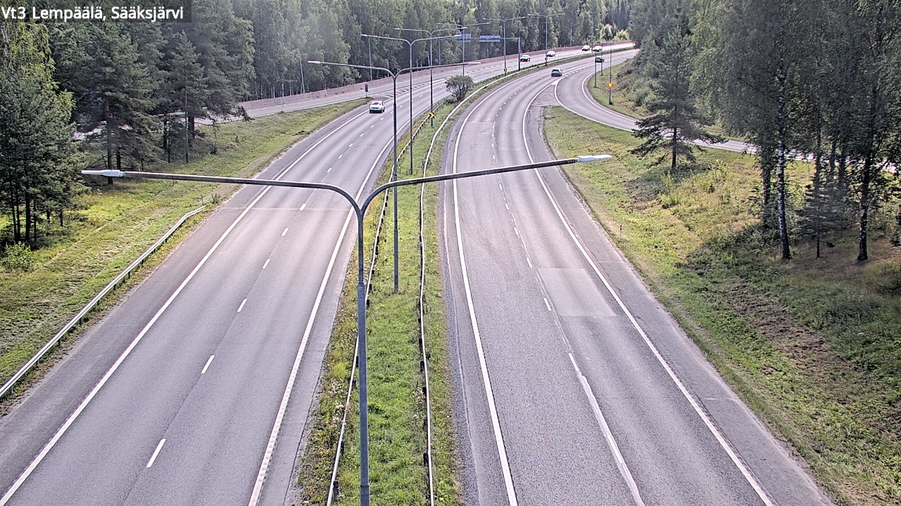 Weather Camera Image Road 3 Lempäälä, Sääksjärvi, Lempäälä, Pirkanmaa