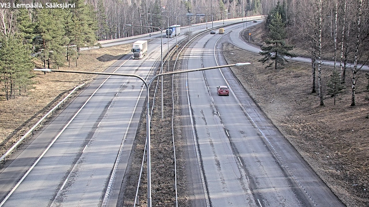 Weather Camera Image Road 3 Lempäälä, Sääksjärvi, Lempäälä, Pirkanmaa