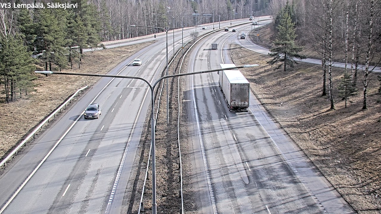 Weather Camera Image Road 3 Lempäälä, Sääksjärvi, Lempäälä, Pirkanmaa