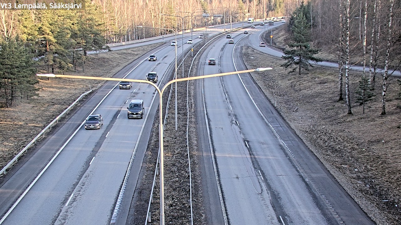 Weather Camera Image Road 3 Lempäälä, Sääksjärvi, Lempäälä, Pirkanmaa