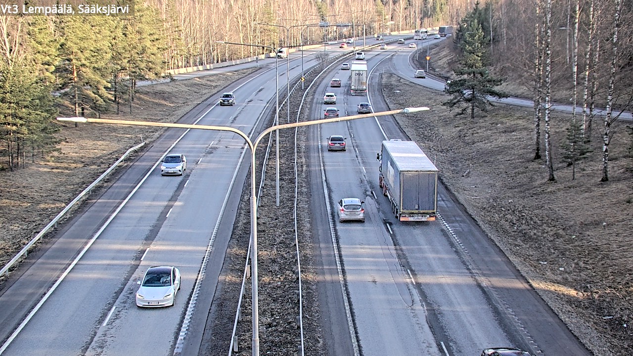 Weather Camera Image Road 3 Lempäälä, Sääksjärvi, Lempäälä, Pirkanmaa