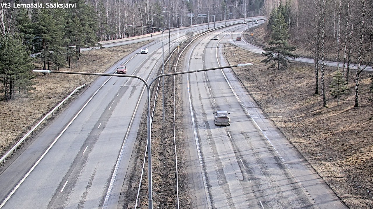 Weather Camera Image Road 3 Lempäälä, Sääksjärvi, Lempäälä, Pirkanmaa