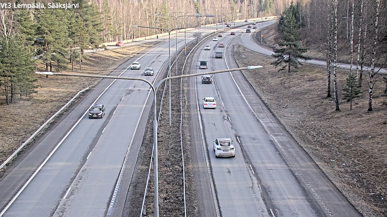 Weather Camera Image Road 3 Lempäälä, Sääksjärvi, Lempäälä, Pirkanmaa