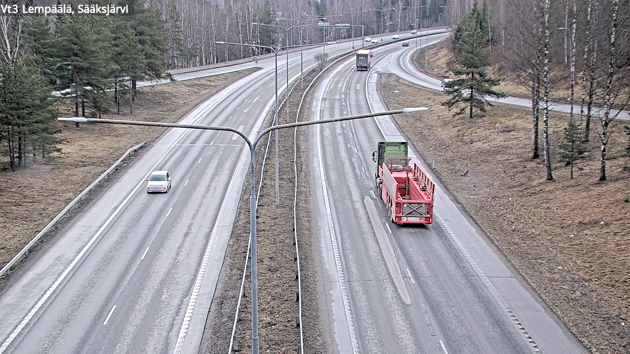 Weather Camera Image Road 3 Lempäälä, Sääksjärvi, Lempäälä, Pirkanmaa