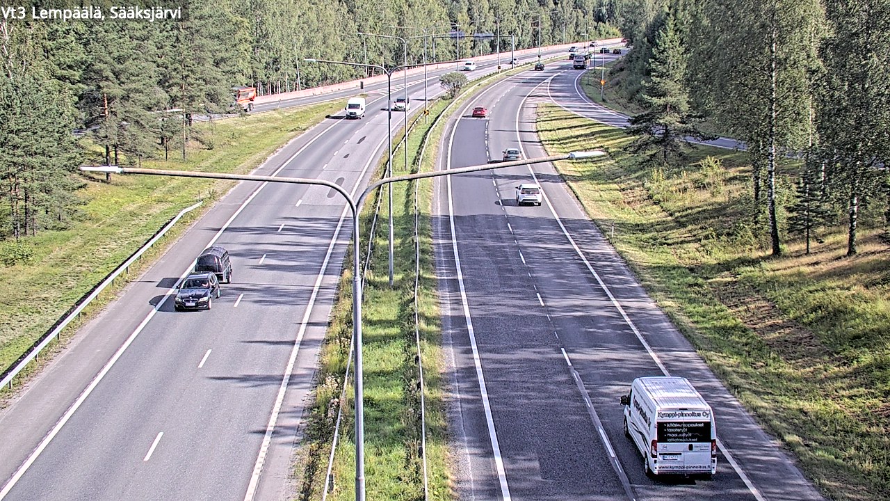 Weather Camera Image Road 3 Lempäälä, Sääksjärvi, Lempäälä, Pirkanmaa