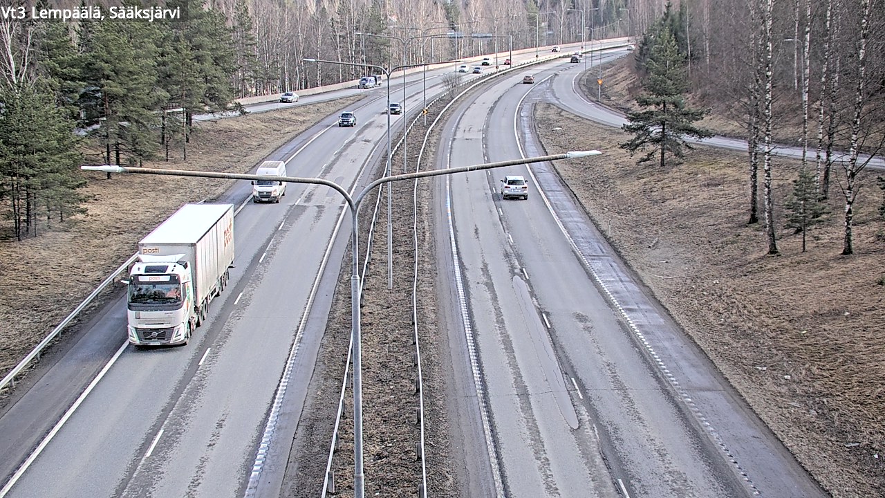 Weather Camera Image Road 3 Lempäälä, Sääksjärvi, Lempäälä, Pirkanmaa