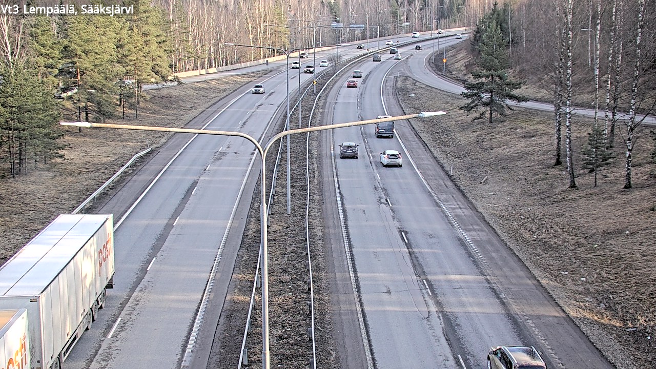 Weather Camera Image Road 3 Lempäälä, Sääksjärvi, Lempäälä, Pirkanmaa