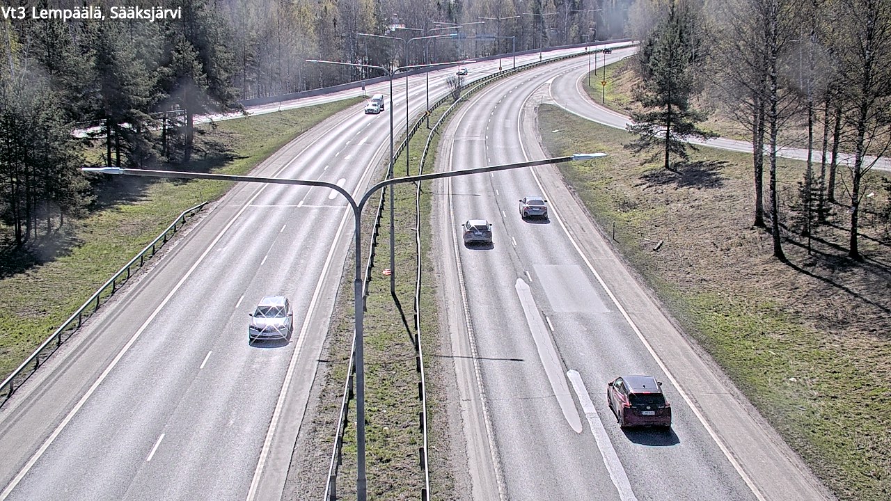 Kelikamerat Kuva Tie 3 Lempäälä, Sääksjärvi, Lempäälä, Pirkanmaa