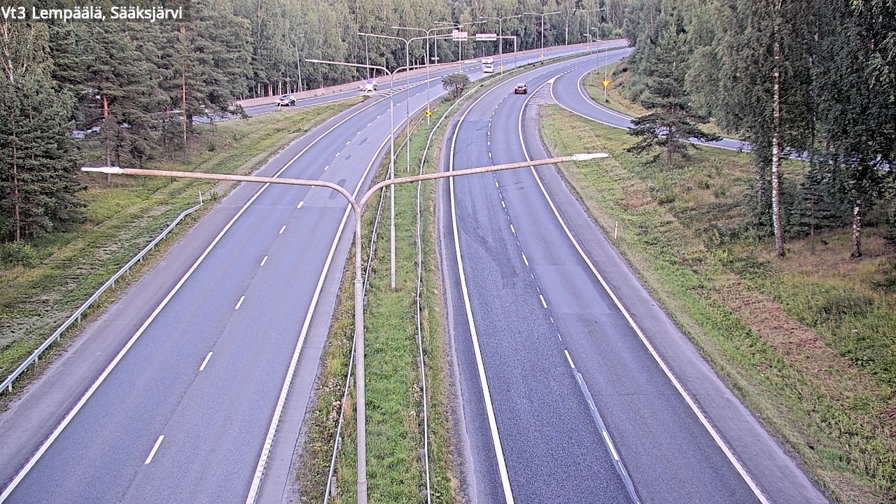 Weather Camera Image Road 3 Lempäälä, Sääksjärvi, Lempäälä, Pirkanmaa