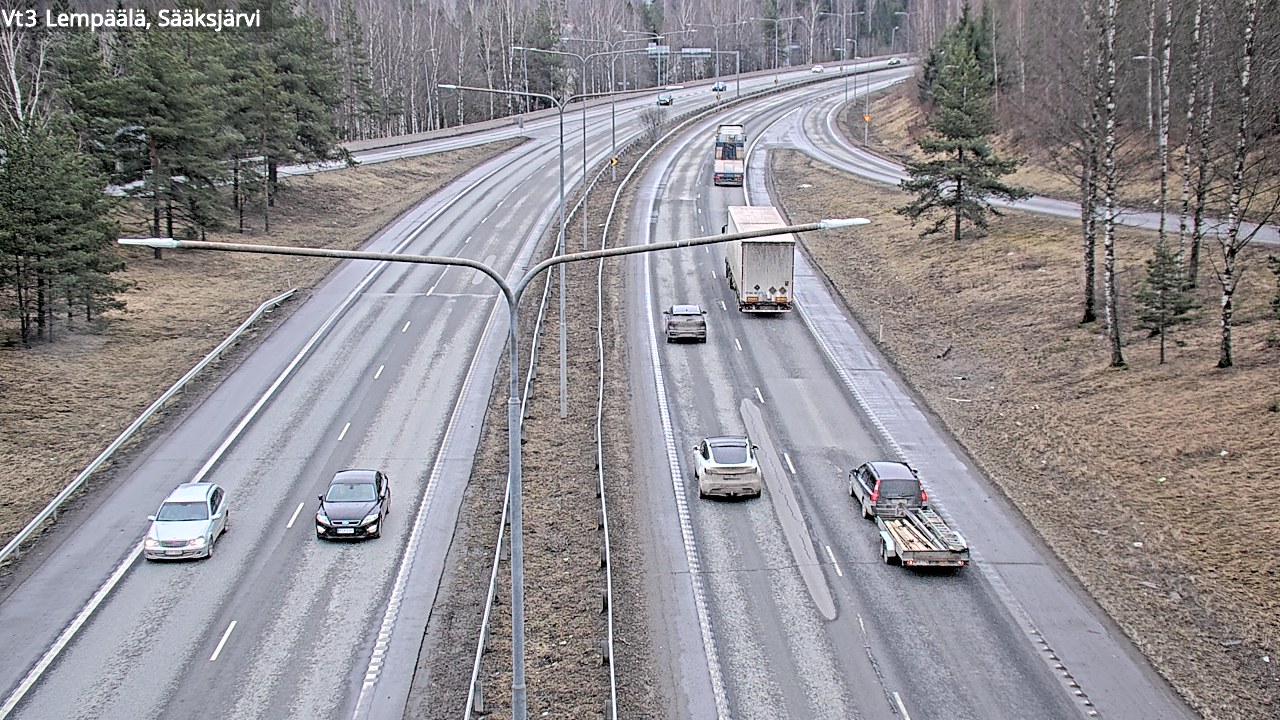 Weather Camera Image Road 3 Lempäälä, Sääksjärvi, Lempäälä, Pirkanmaa