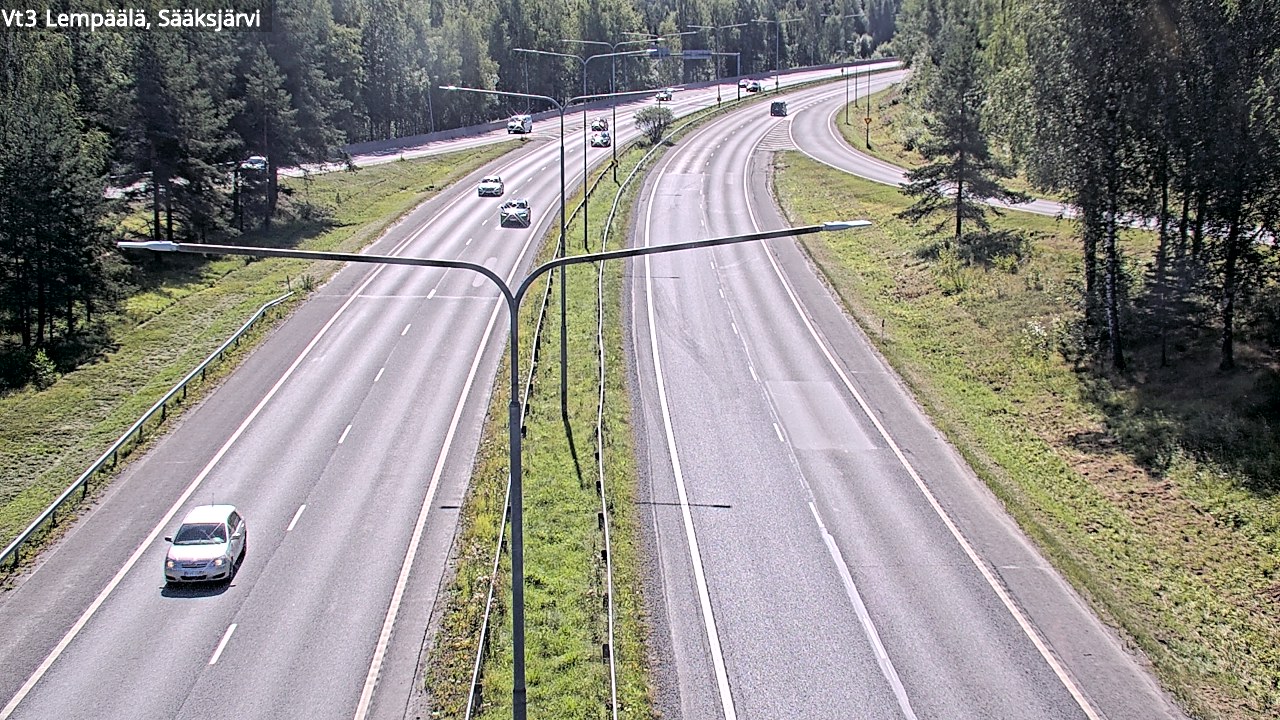 Weather Camera Image Road 3 Lempäälä, Sääksjärvi, Lempäälä, Pirkanmaa