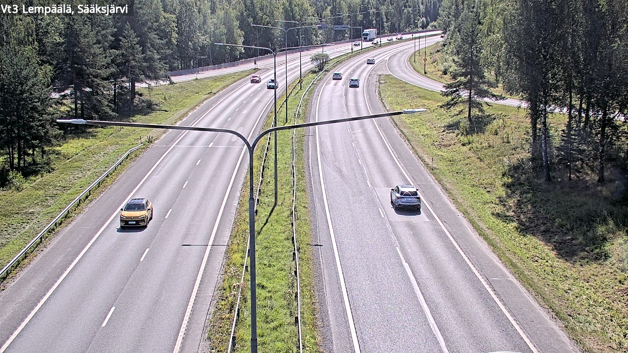 Weather Camera Image Road 3 Lempäälä, Sääksjärvi, Lempäälä, Pirkanmaa