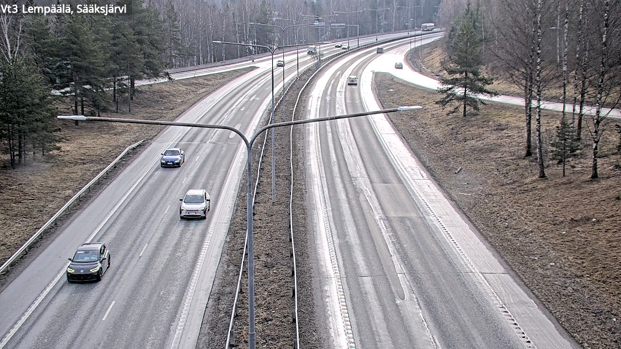 Weather Camera Image Road 3 Lempäälä, Sääksjärvi, Lempäälä, Pirkanmaa