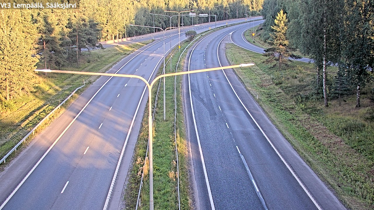 Weather Camera Image Road 3 Lempäälä, Sääksjärvi, Lempäälä, Pirkanmaa