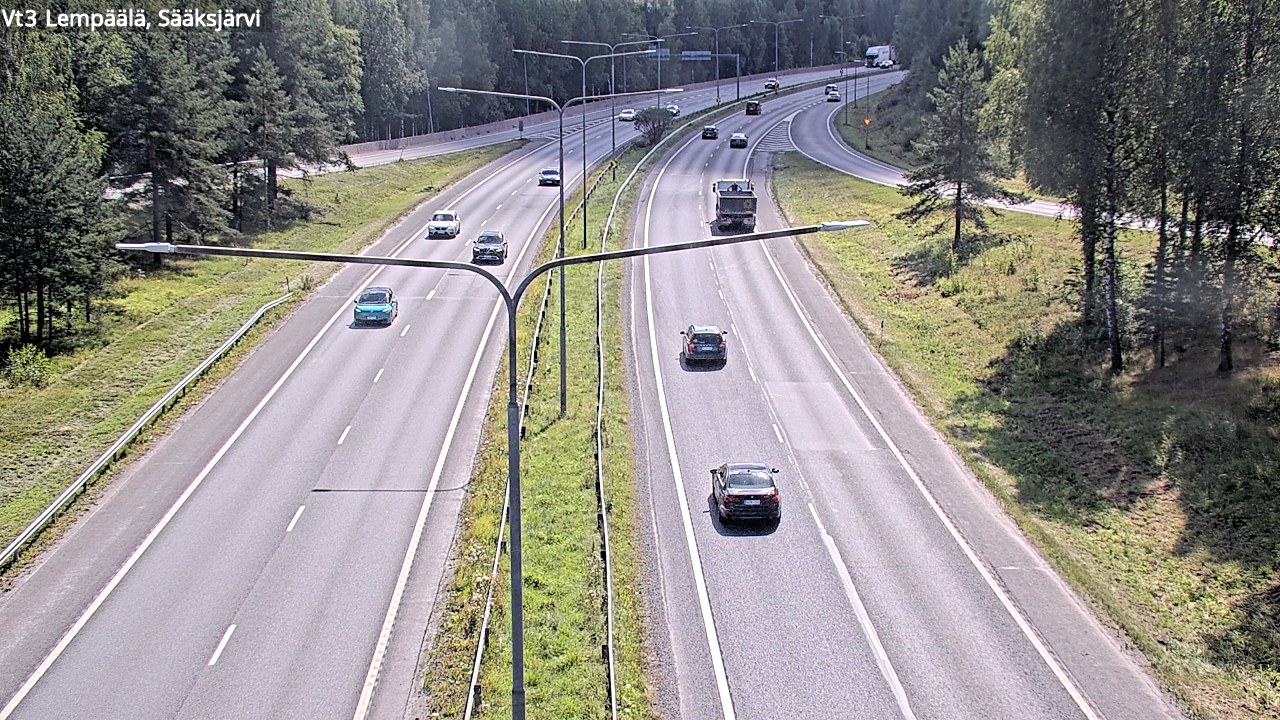 Weather Camera Image Road 3 Lempäälä, Sääksjärvi, Lempäälä, Pirkanmaa