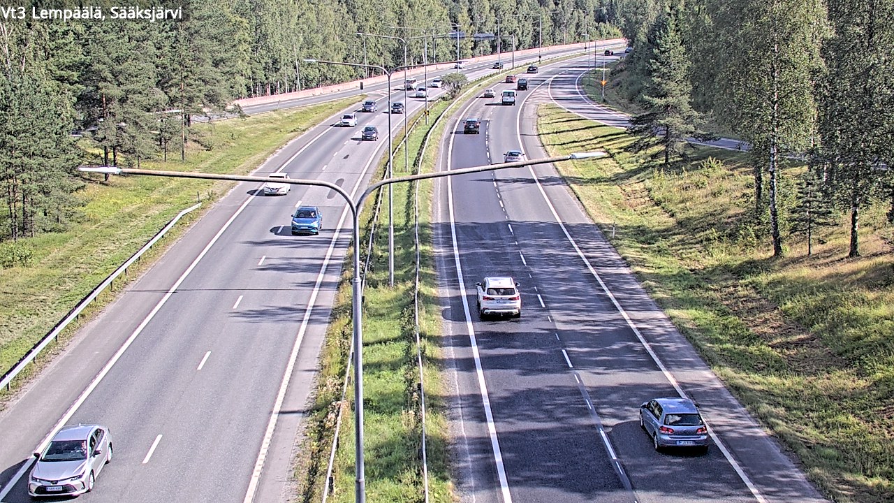 Weather Camera Image Road 3 Lempäälä, Sääksjärvi, Lempäälä, Pirkanmaa