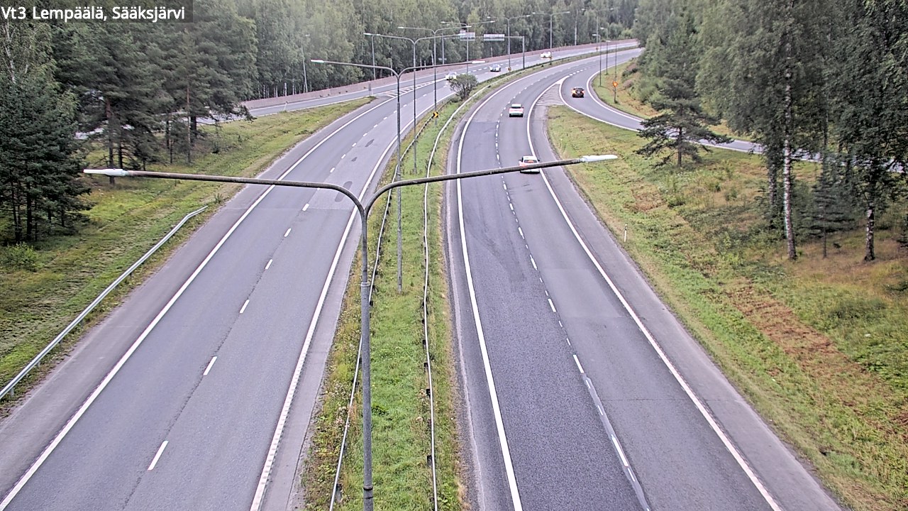 Weather Camera Image Road 3 Lempäälä, Sääksjärvi, Lempäälä, Pirkanmaa